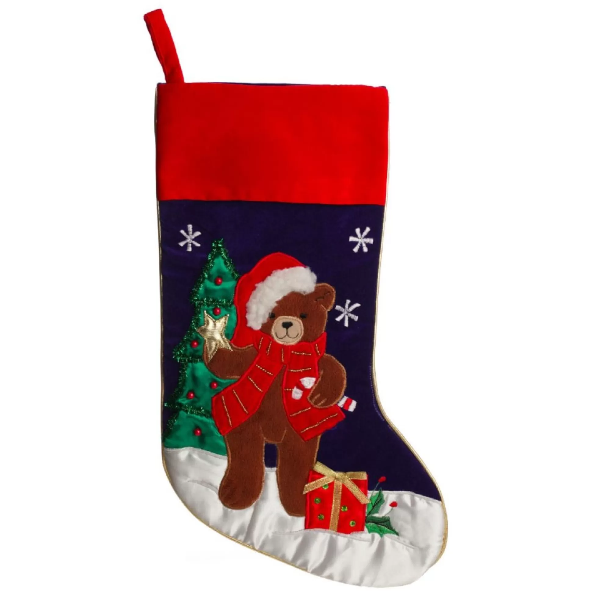 Personalised Teddy Bear Christmas Stocking Personalised Stockings |