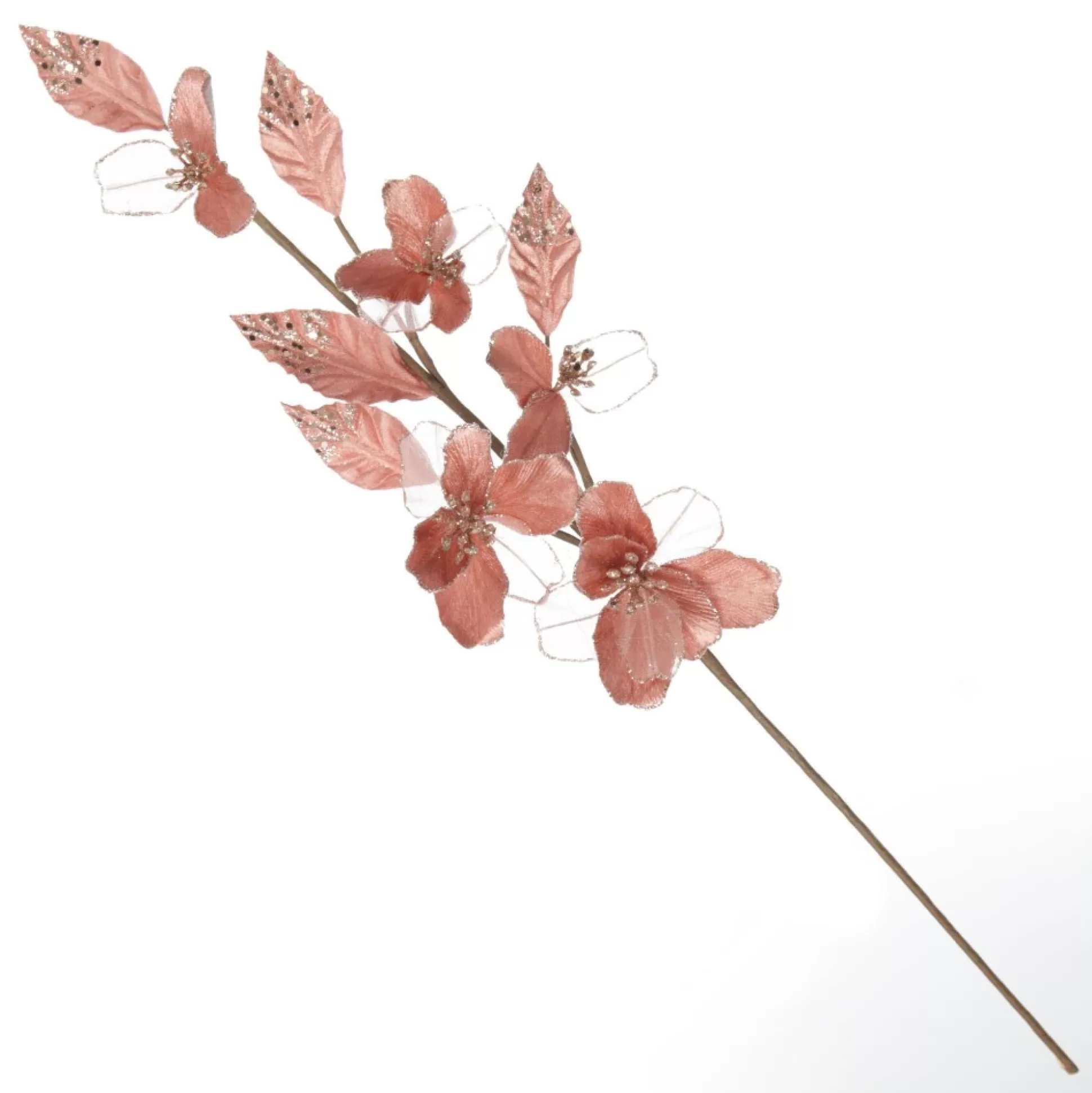 Pink and Champagne Flower Blossom Spray Christmas Sprays |
