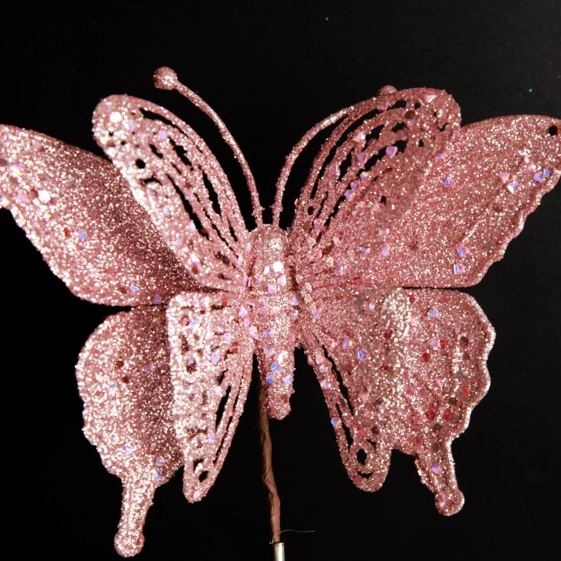 Pink Glitter Butterfly Clip Butterflies And Birds |