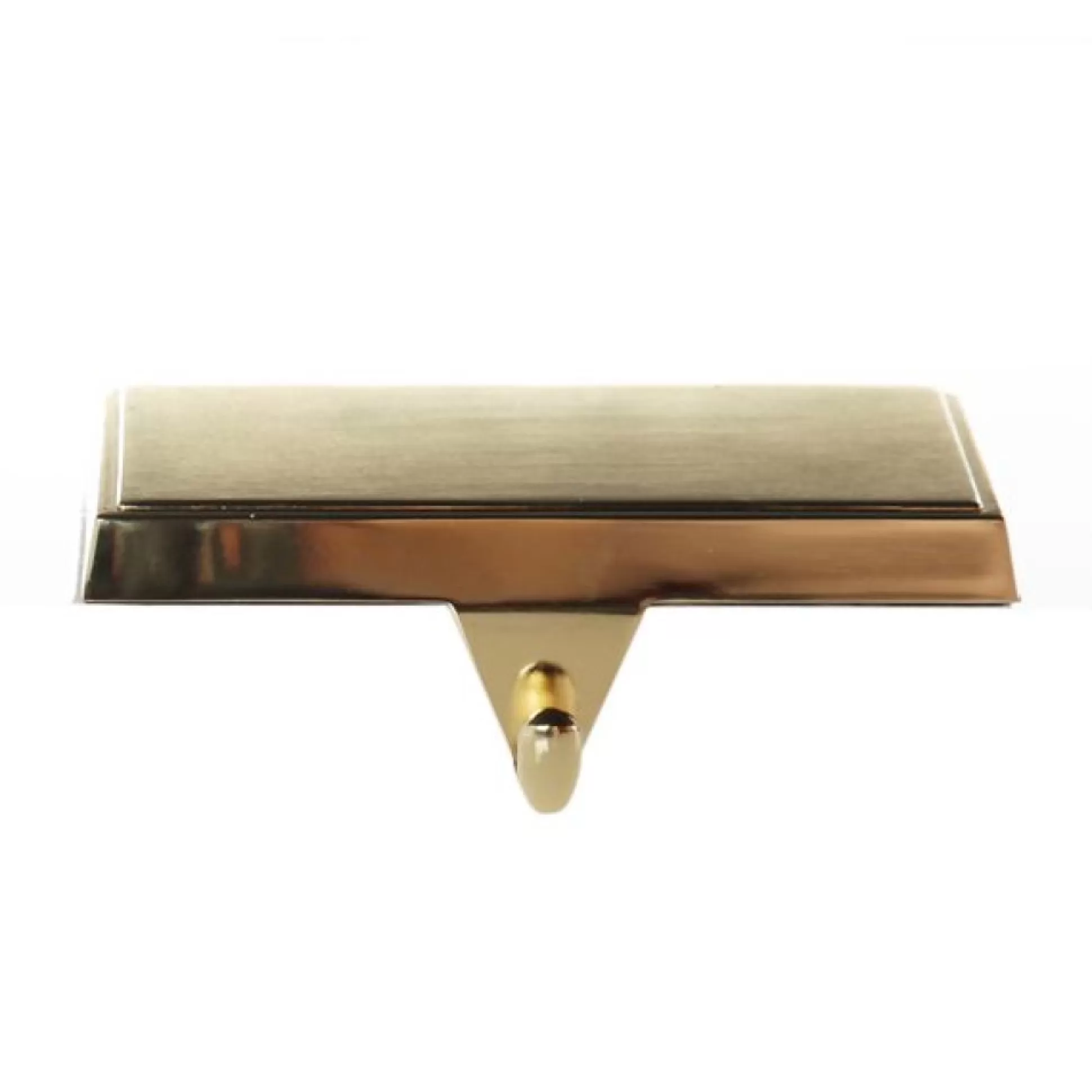 Plain Gold Christmas Stocking Hanger - Set of 2 Stocking Hangers |