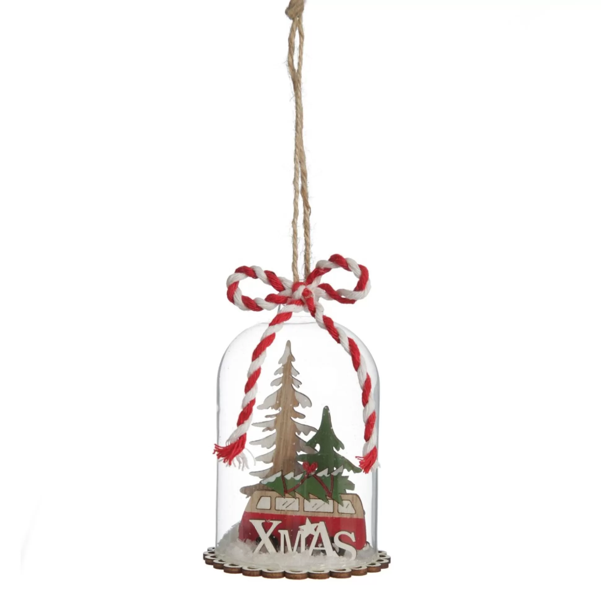 Plywood Combi Dome Hanging Decoration Christmas Tree Decorations |