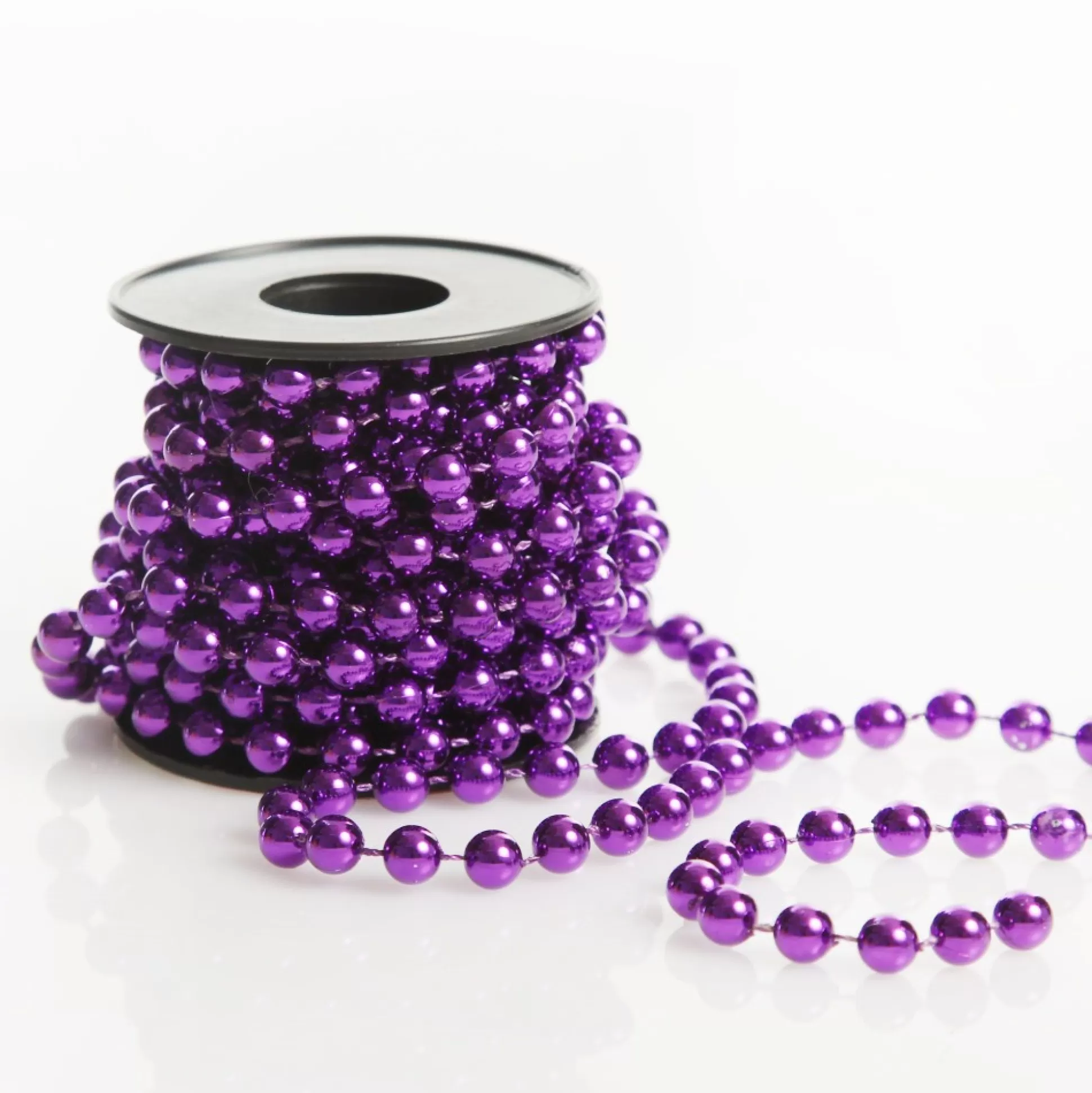 Purple Bead Chain Christmas Garland Tree Garlands |