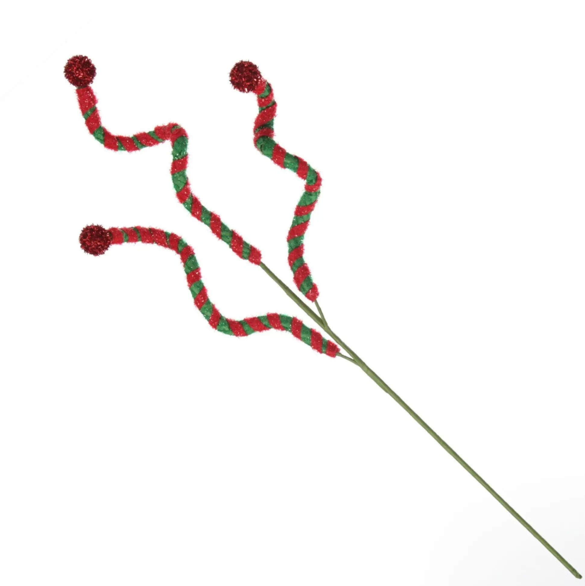 Red and Green Whimsical Christmas Pick Christmas Tree Picks |