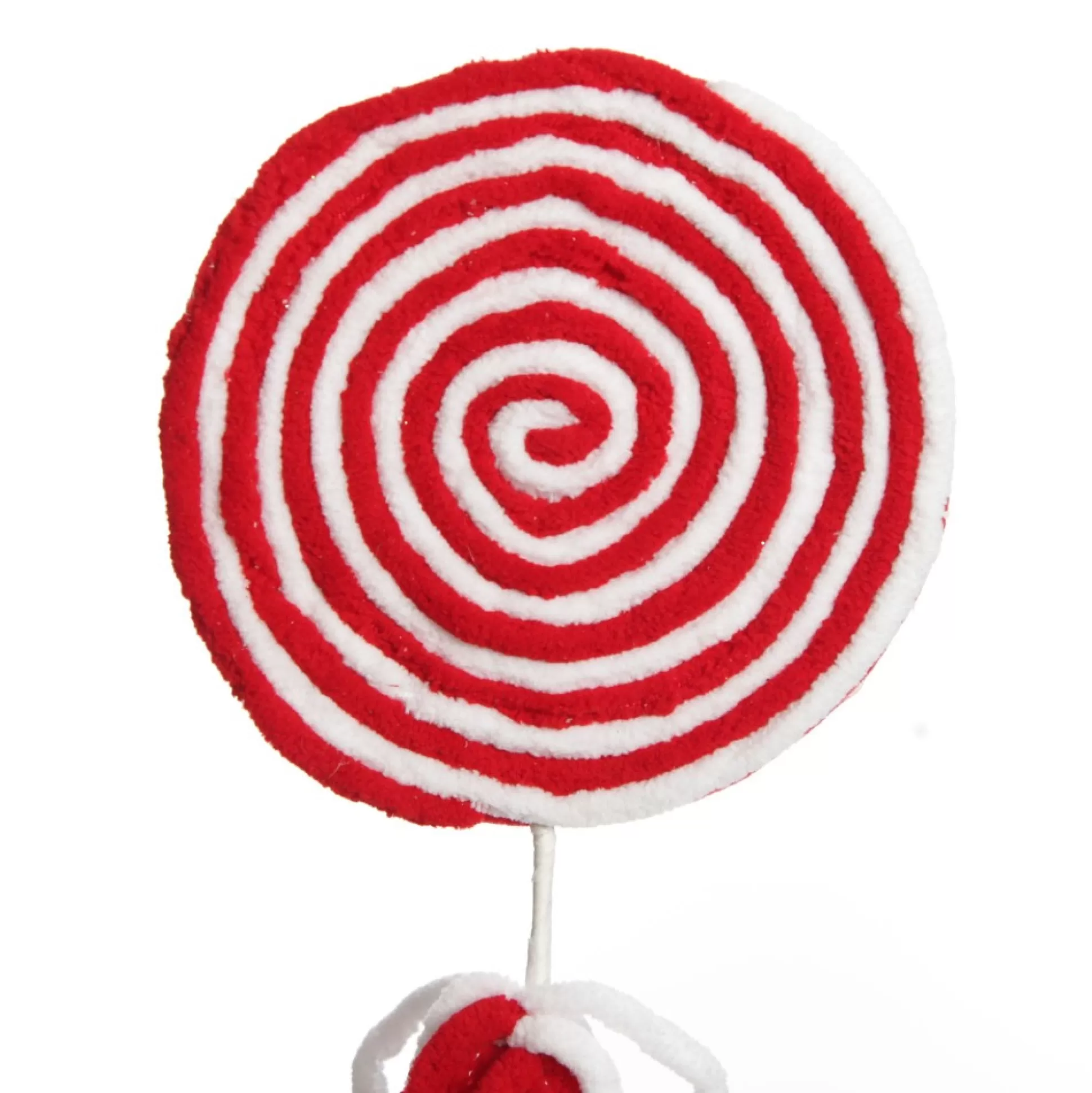 Red and White Felt Lollipop Christmas Pick Christmas Tree Picks |