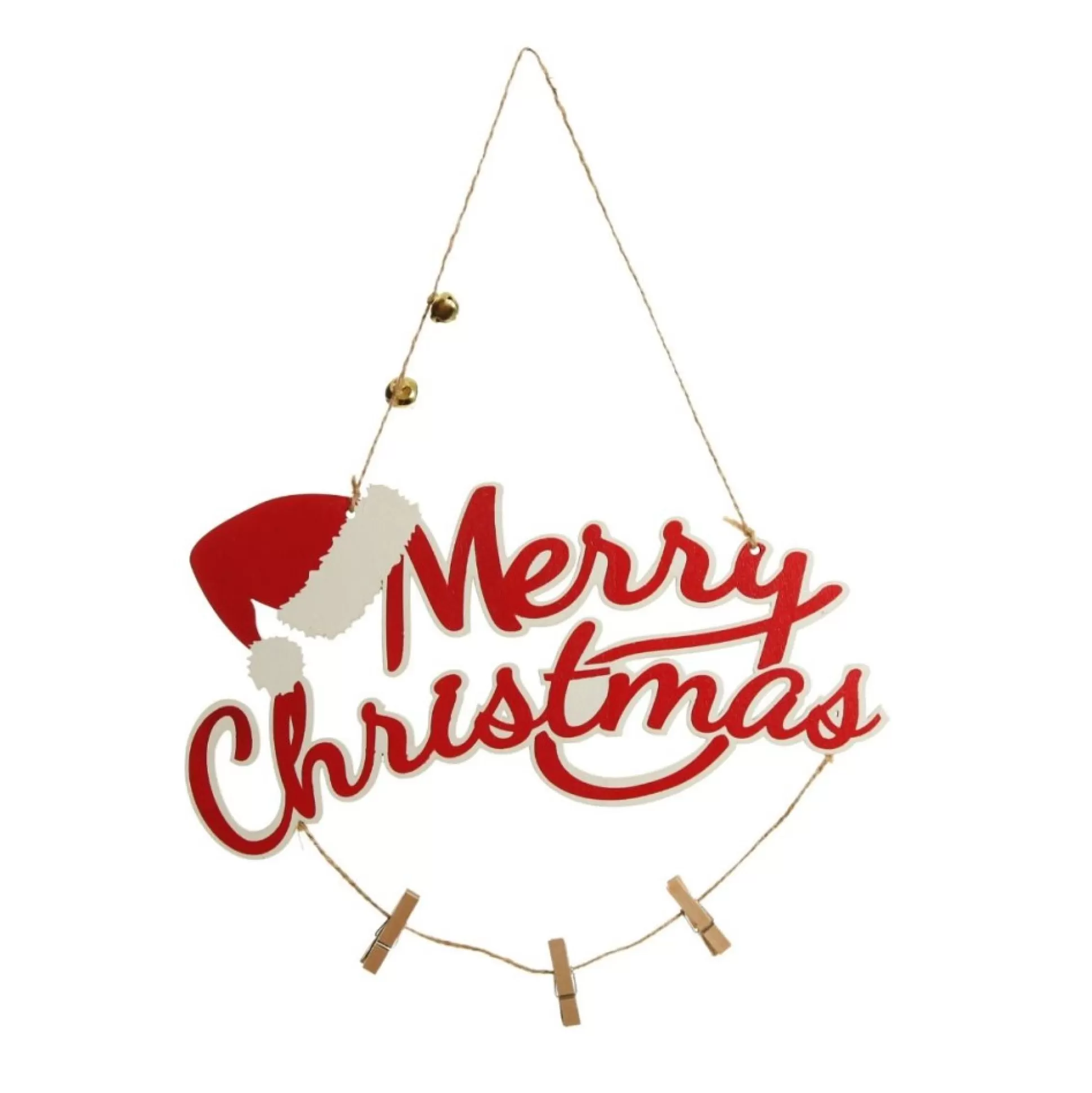 Red and White Wood Merry Christmas Word Plaque Diy Wreaths |