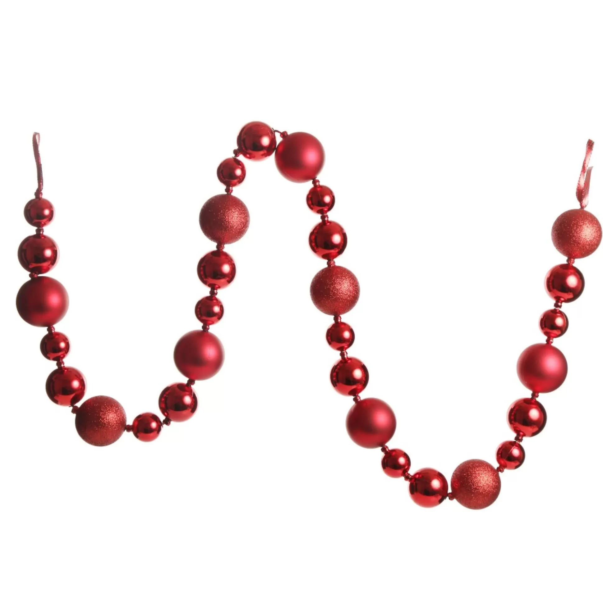 Red Bauble Christmas Garland Tree Garlands |