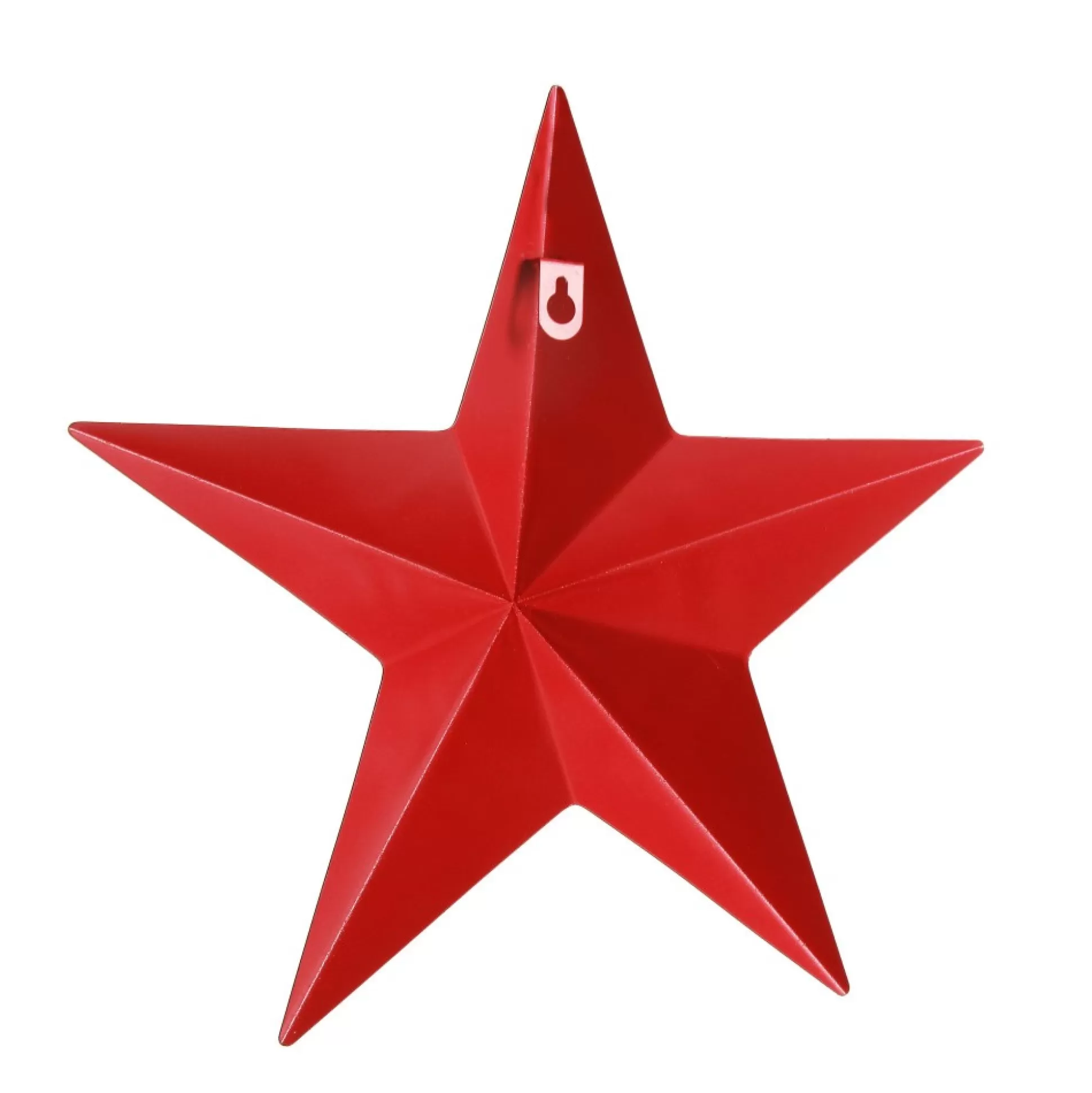 Red Metal Star Tree Toppers |