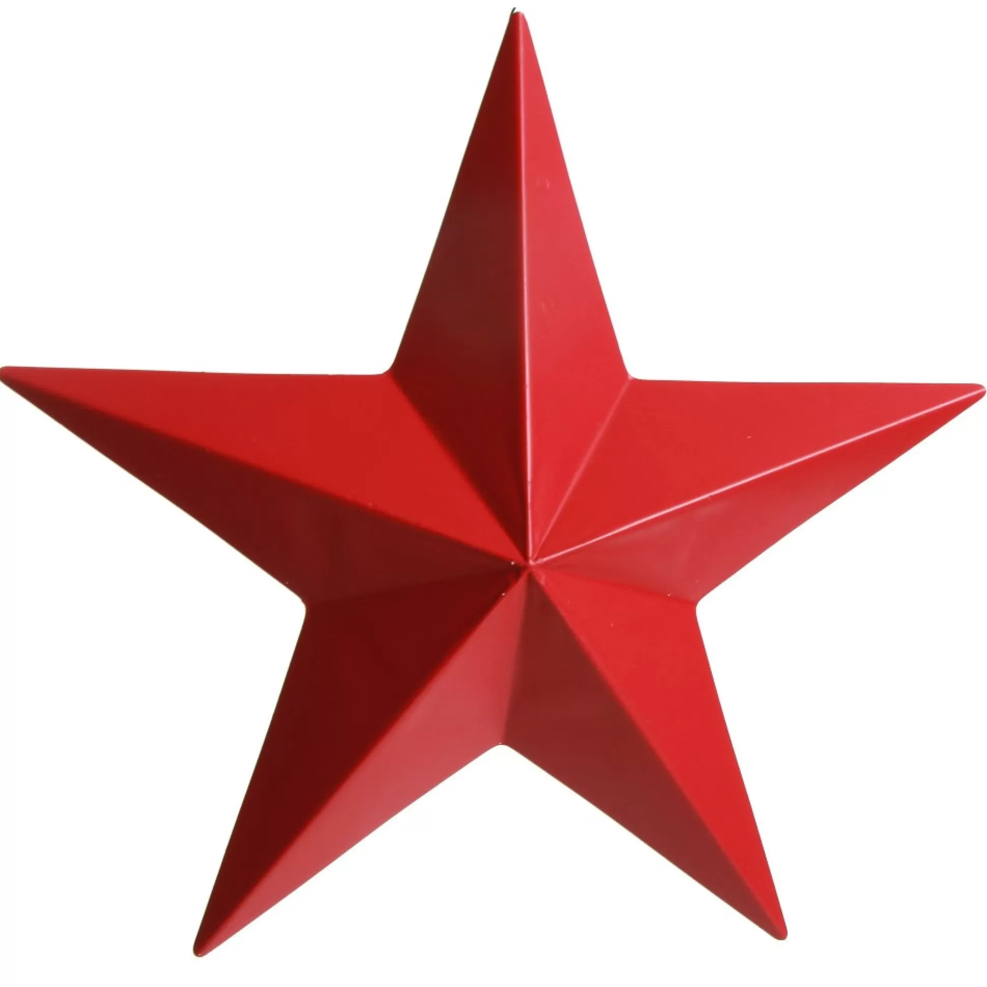 Red Metal Star Tree Toppers |