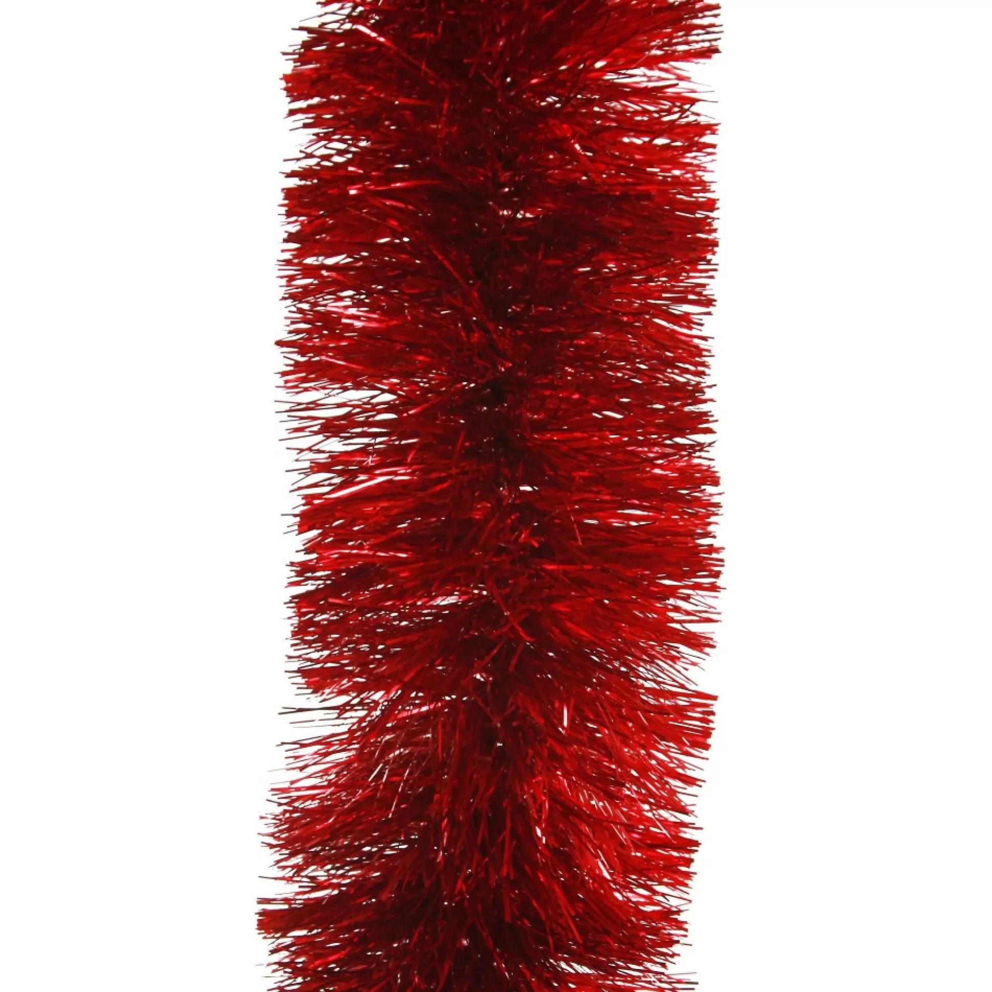 Red Metallic Thick Christmas Tinsel Garland Tree Garlands |
