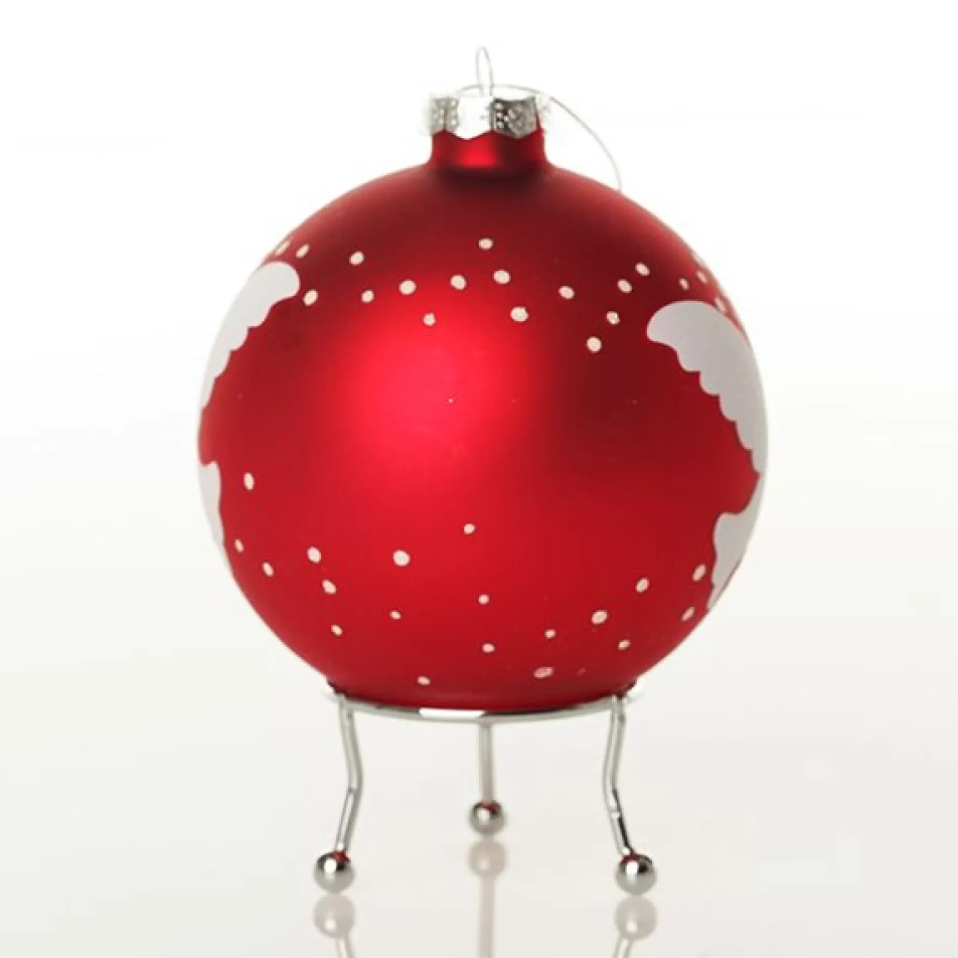 Red Peace Doves Christmas Bauble Personalised Baubles |