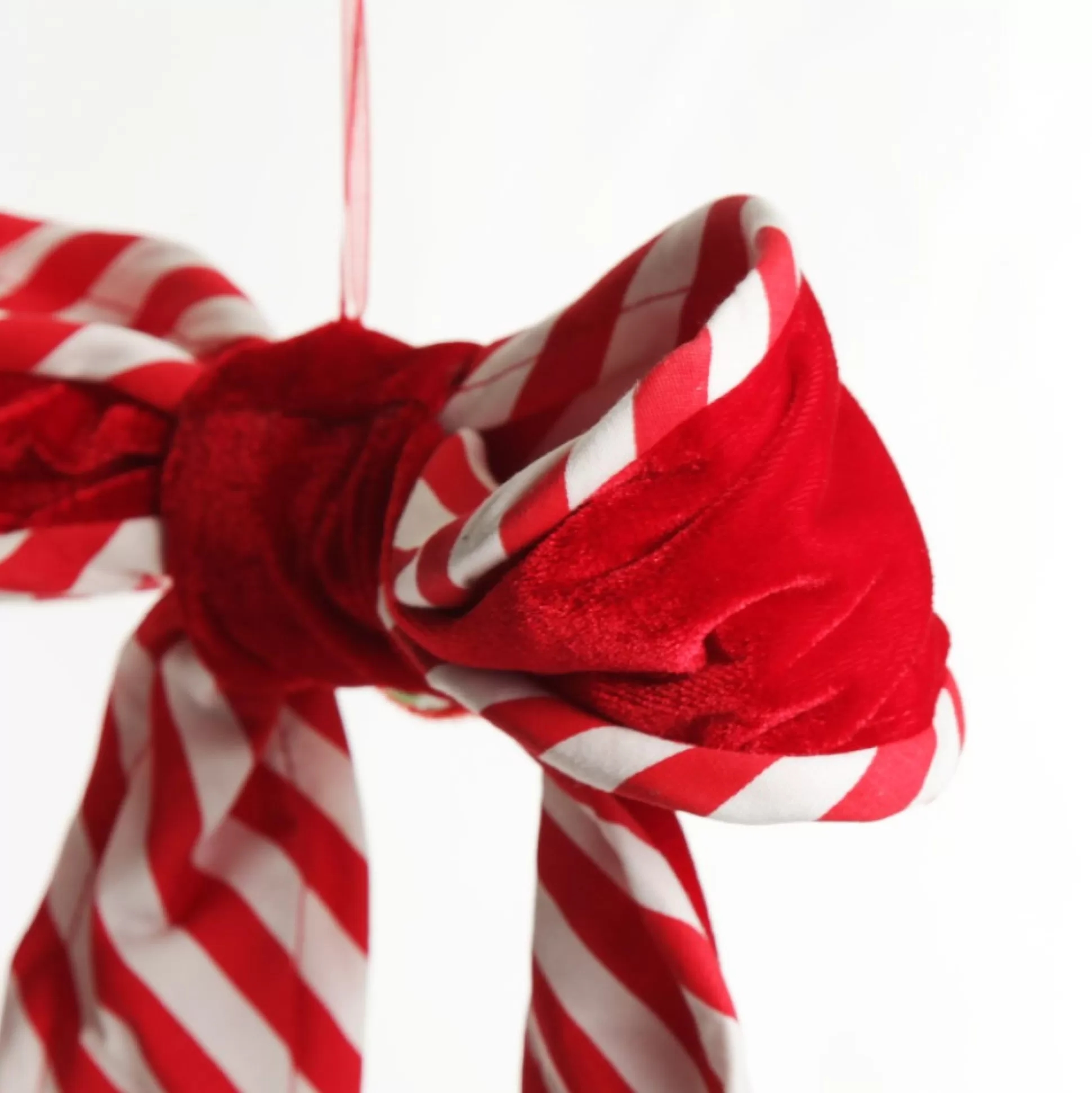 Red Velvet Christmas Bow with Candy Christmas Bells And Bows |