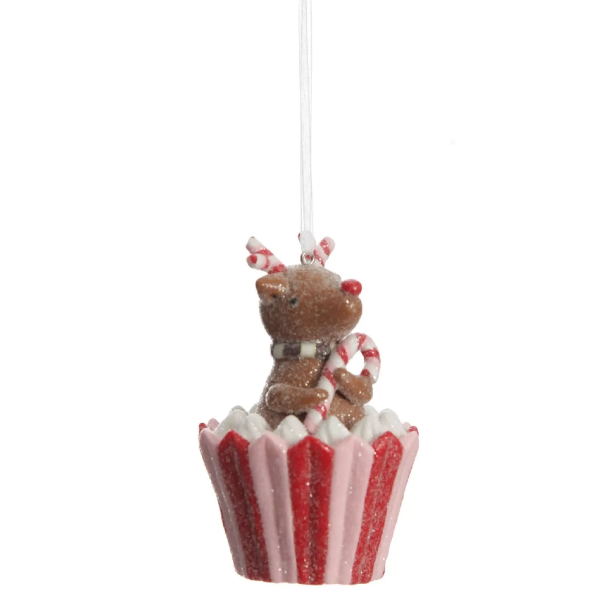 Reindeer Cupcake Christmas Tree Decoration Christmas Tree Decorations |