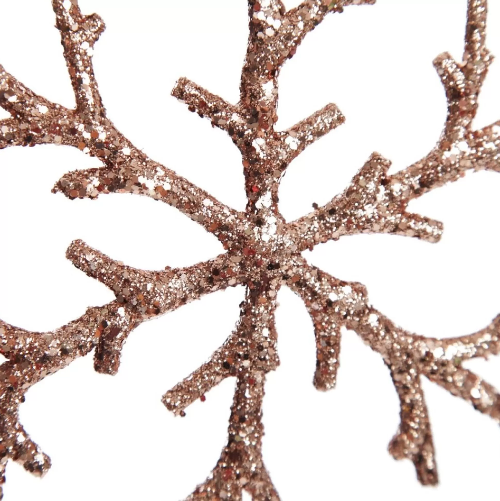 Rose Gold Sparkle Snowflake Snowflakes And Stars |