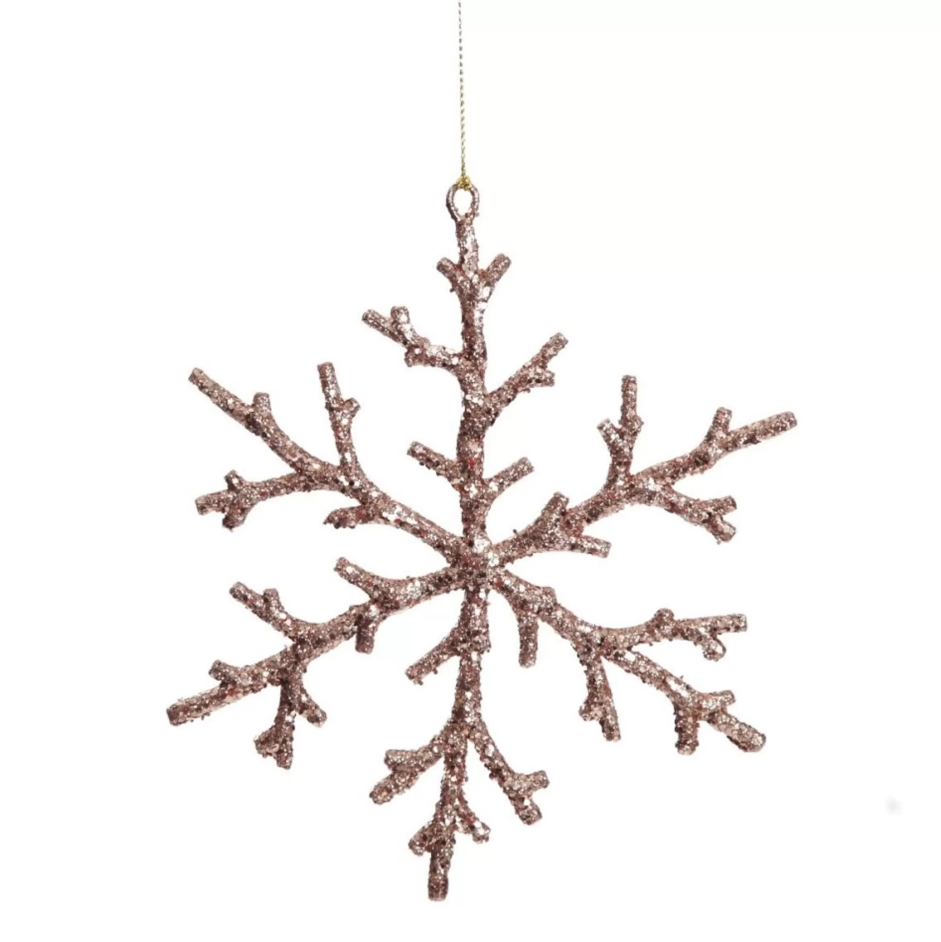 Rose Gold Sparkle Snowflake Snowflakes And Stars |