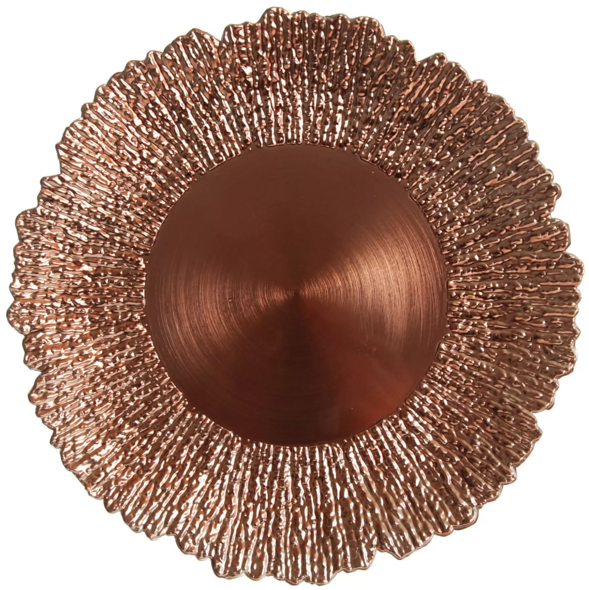 Rose Gold Sunburst Christmas Charger Plate Christmas Table Decor |