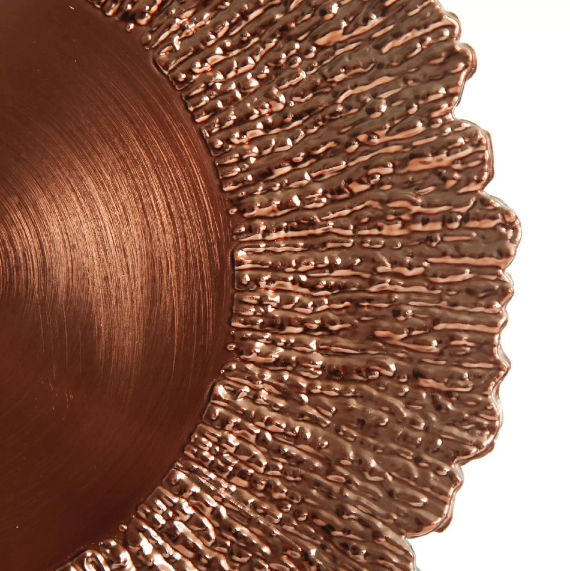 Rose Gold Sunburst Christmas Charger Plate Christmas Table Decor |