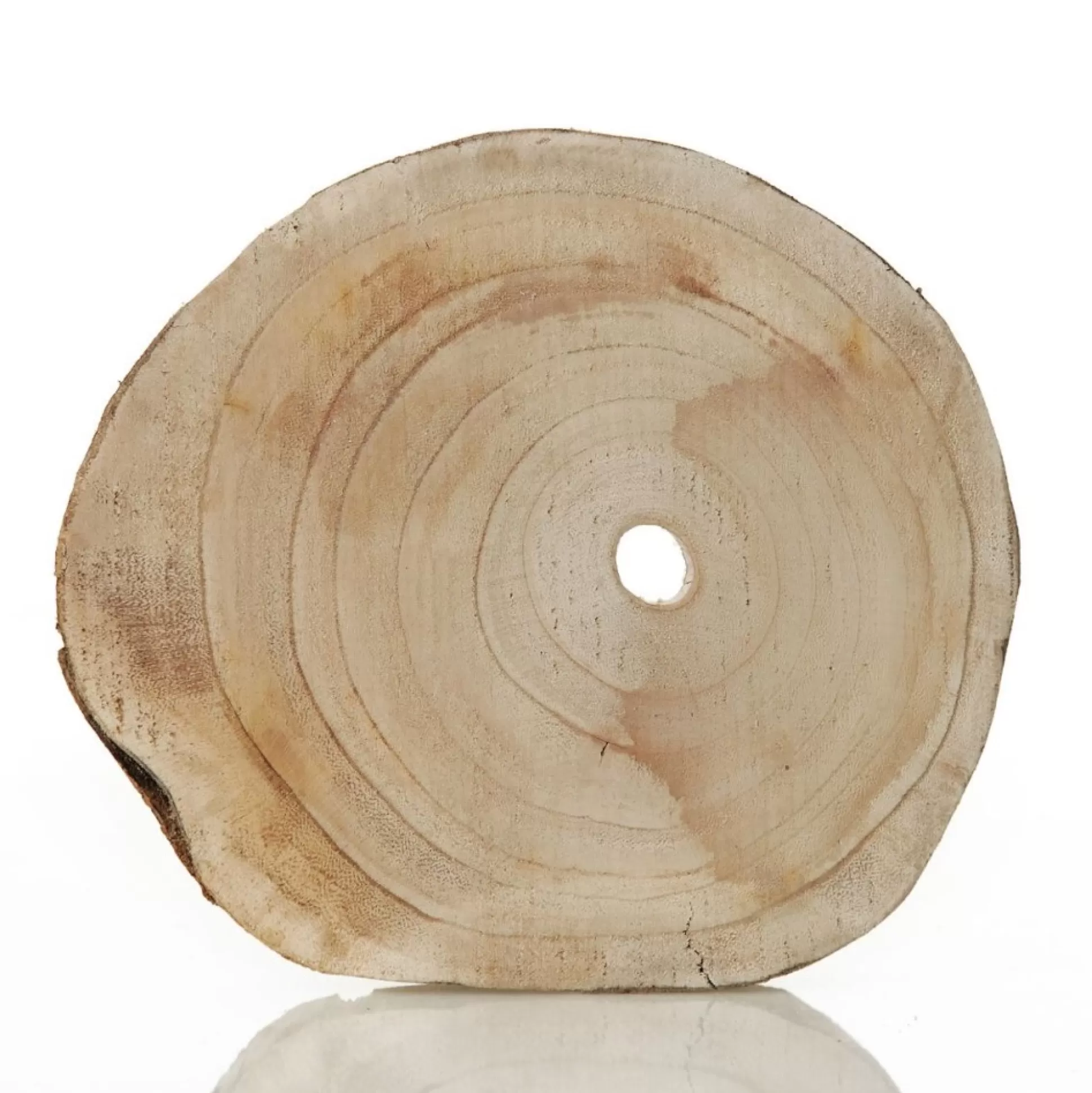 Round Natural Wood Timber Slice Christmas Table Decor |