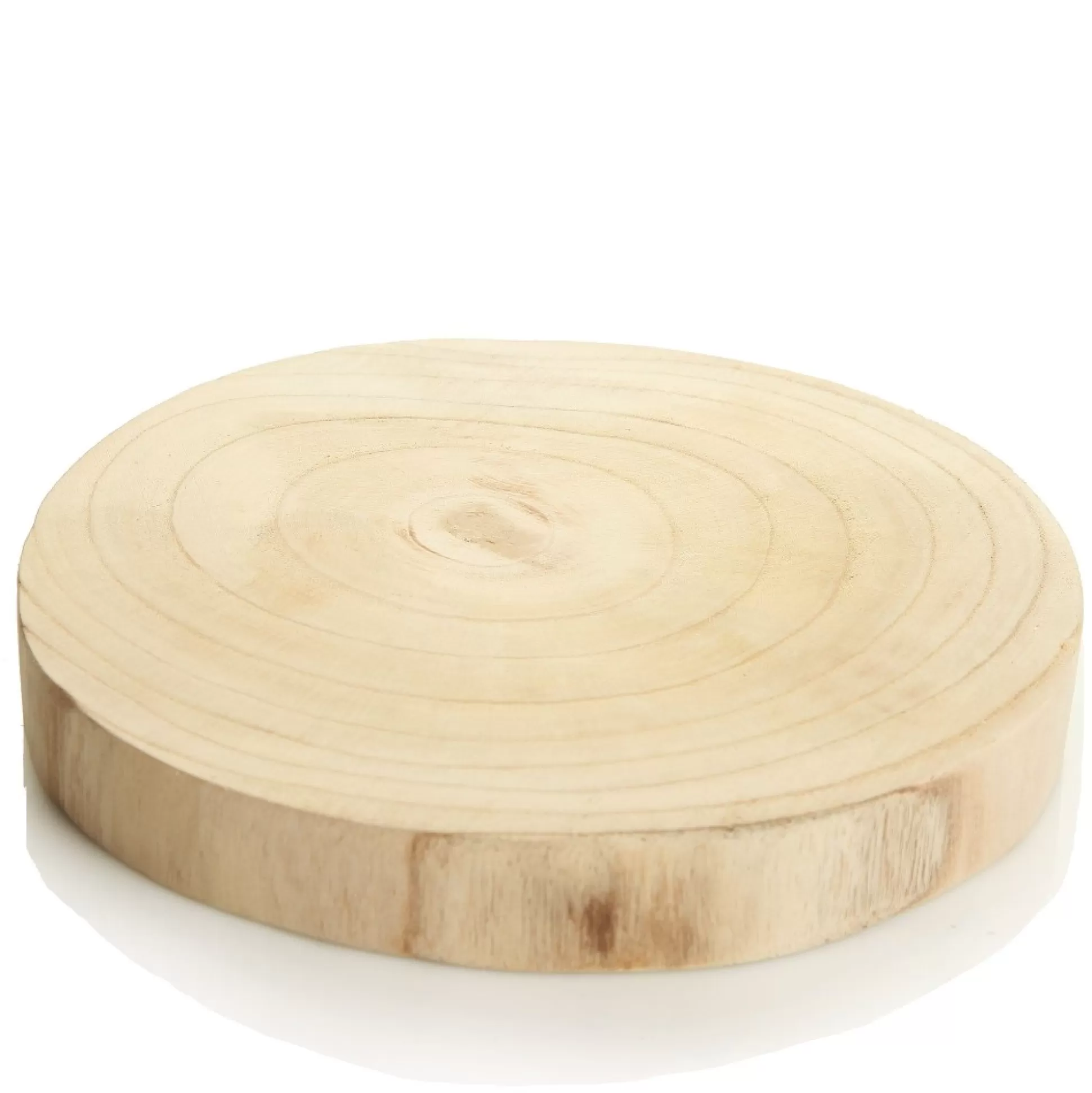 Round Natural Wood Timber Slice Christmas Table Decor |