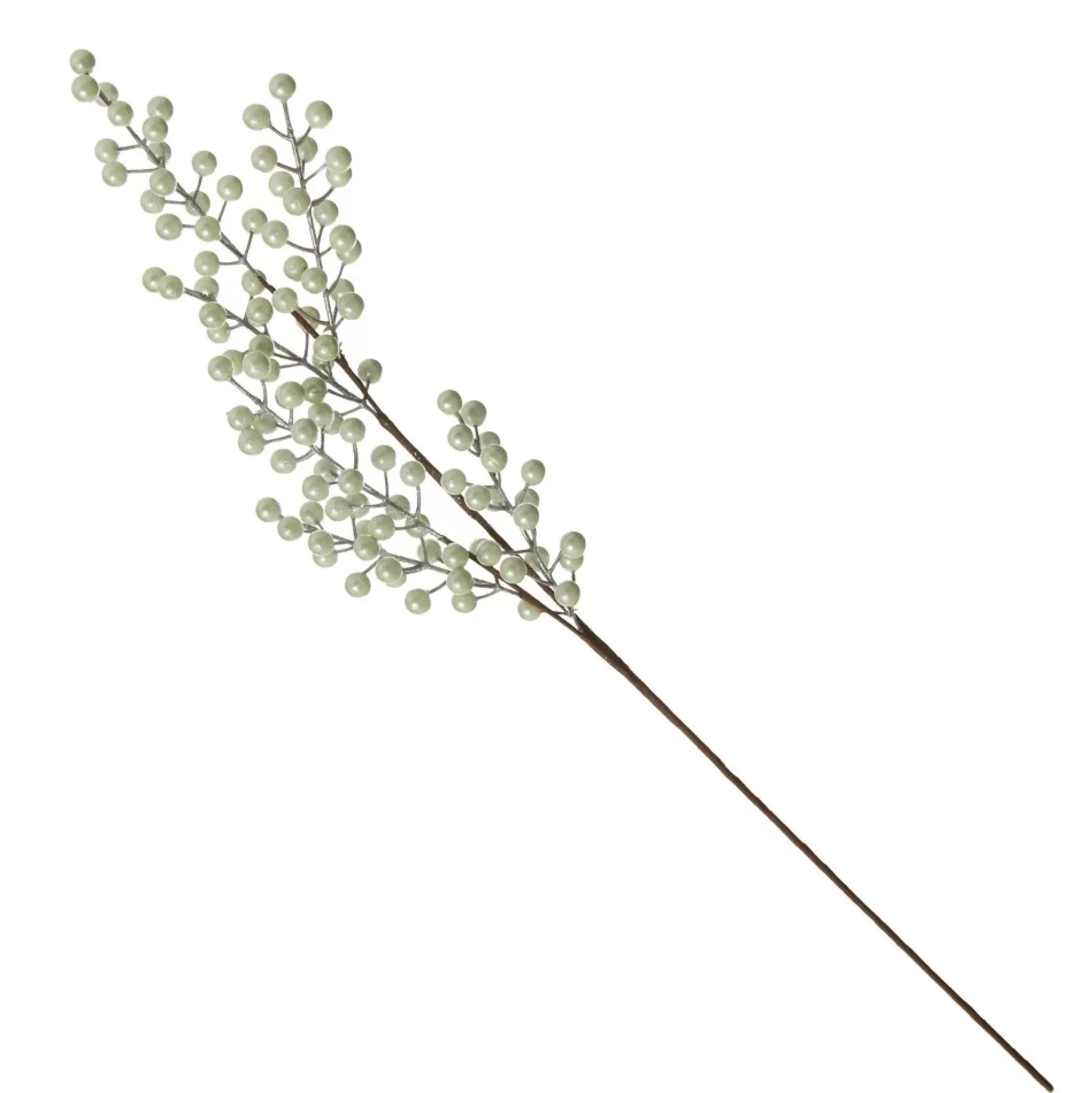 Sage Green Pearl Glitter Berry Spray Christmas Sprays |