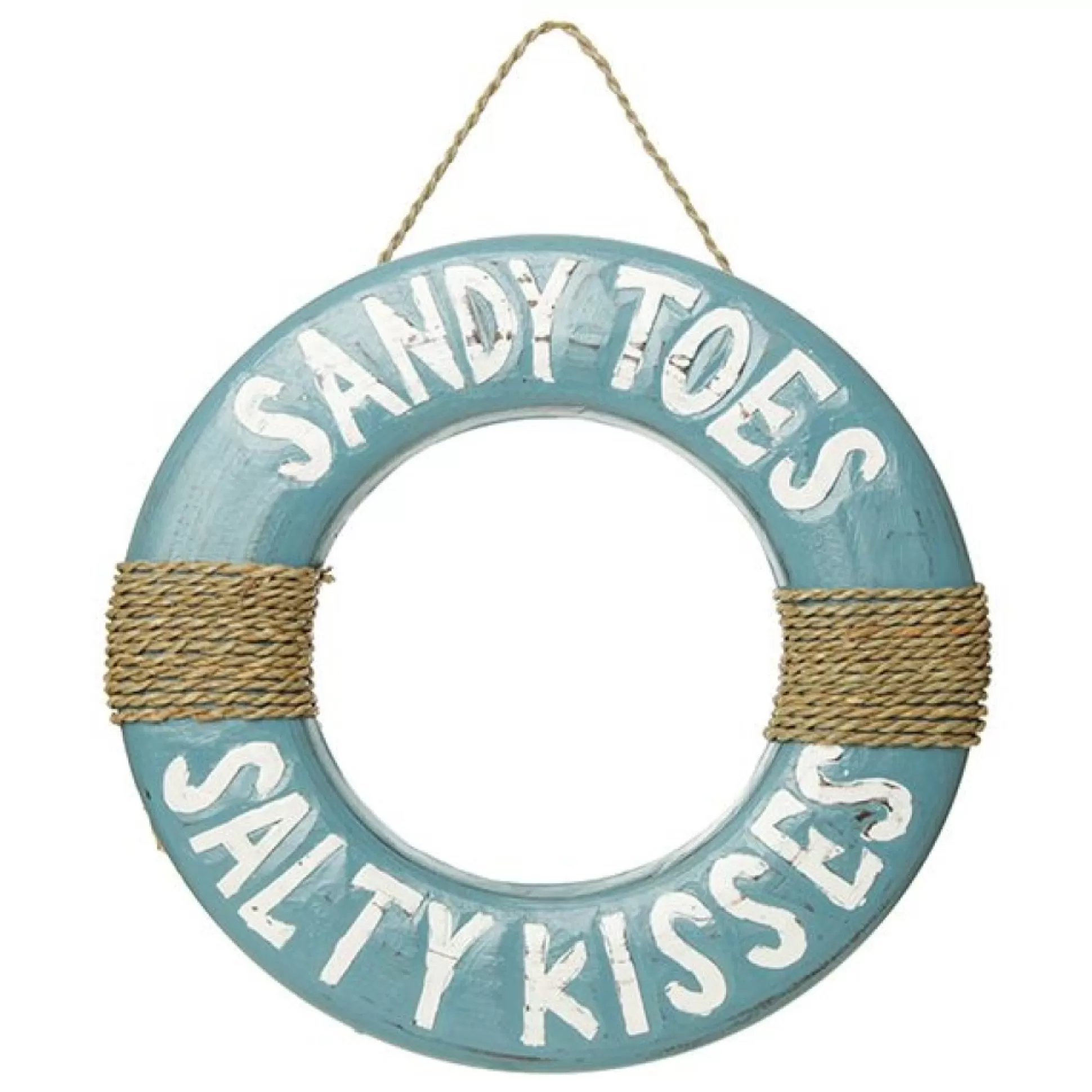 Sandy Toes Salty Kisses Life Buoy Beach Christmas Wreath Christmas Wreaths |