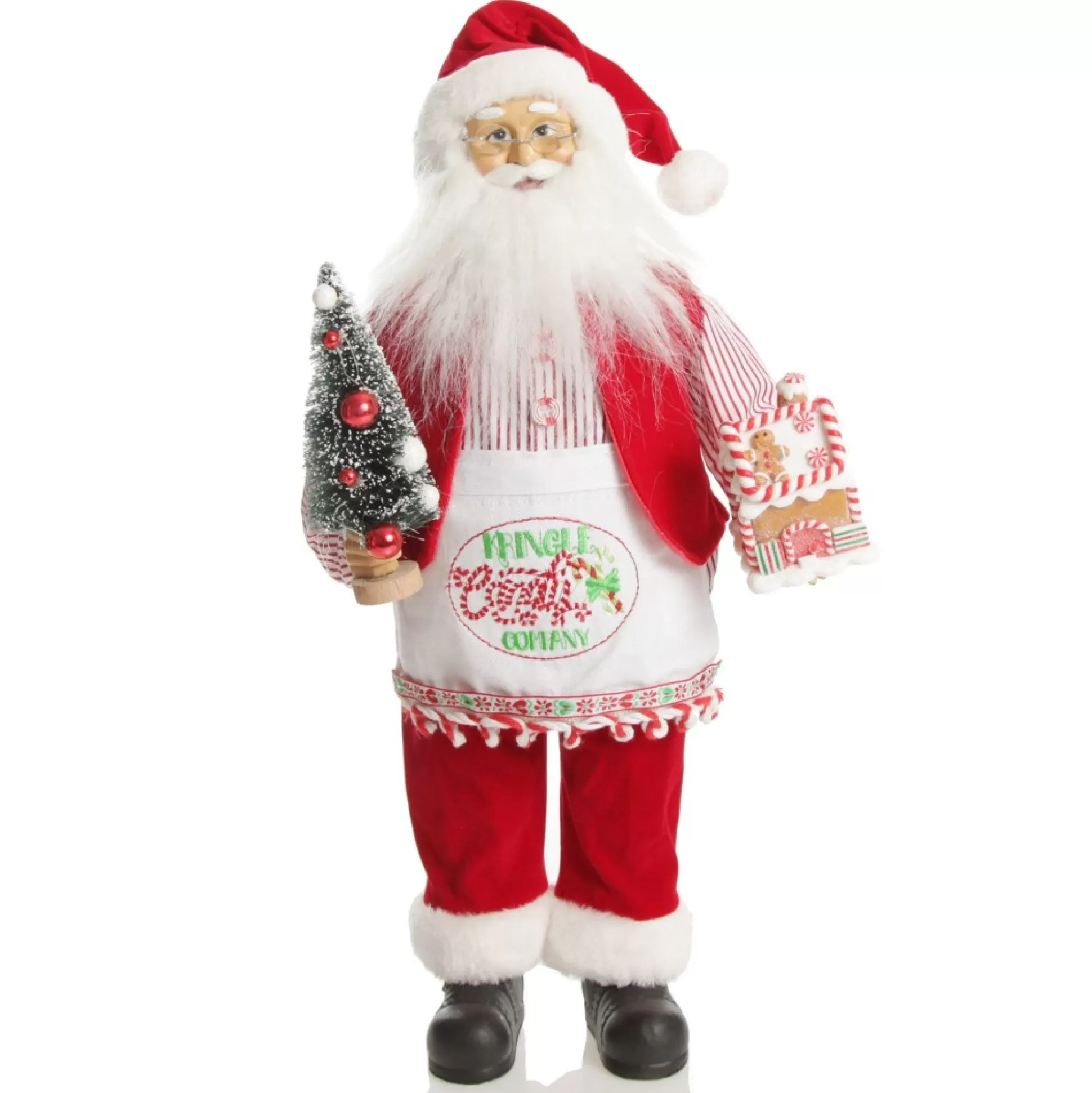 Santa Baking Christmas Ornament Christmas Figurines |