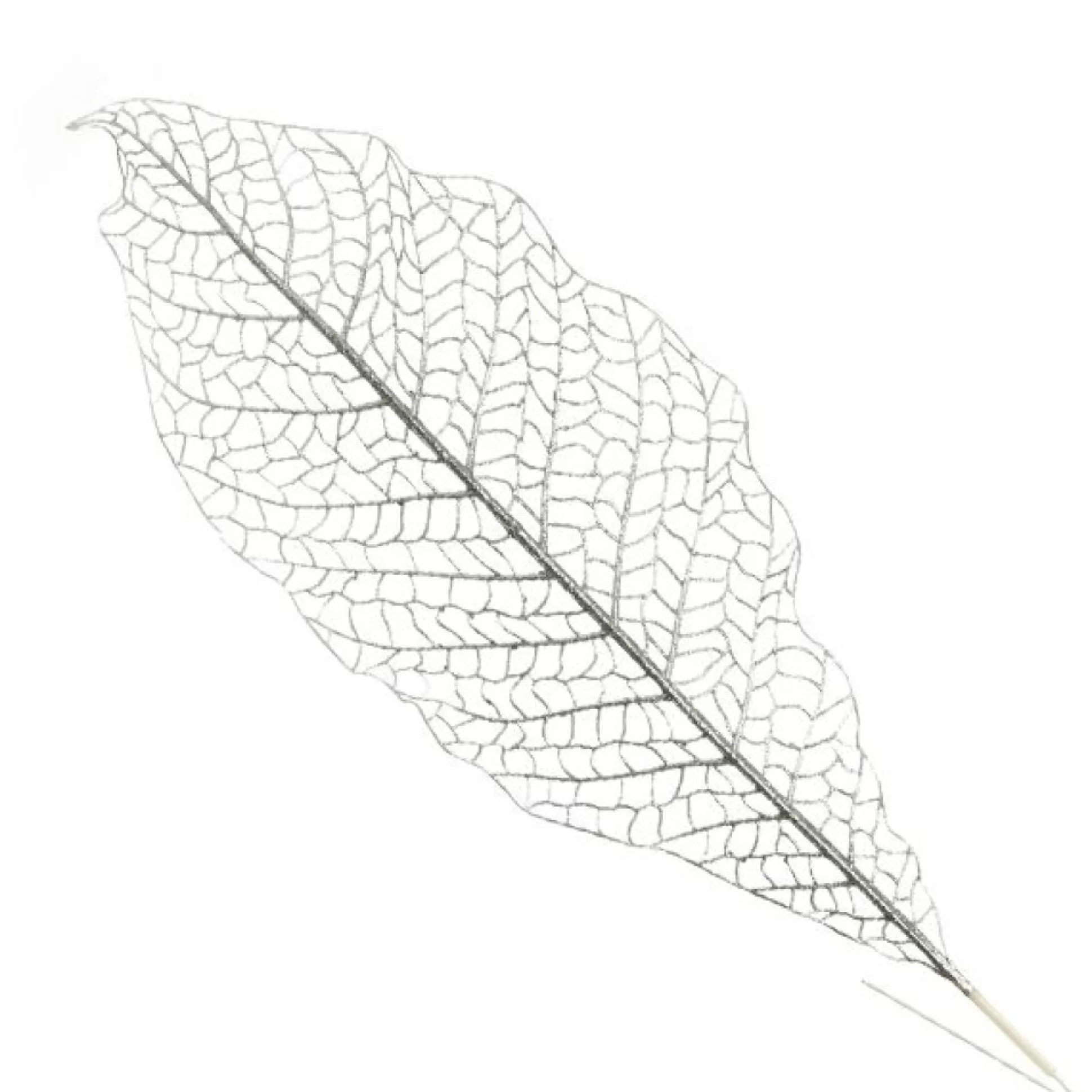 Silver Mesh Palm Leaf Christmas Sprays |