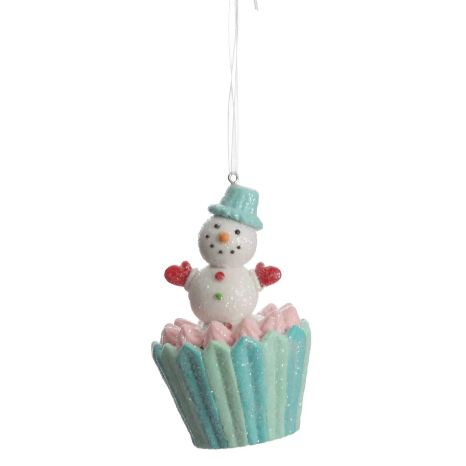 Snowman Cupcake Christmas Tree Decoration Christmas Tree Decorations |