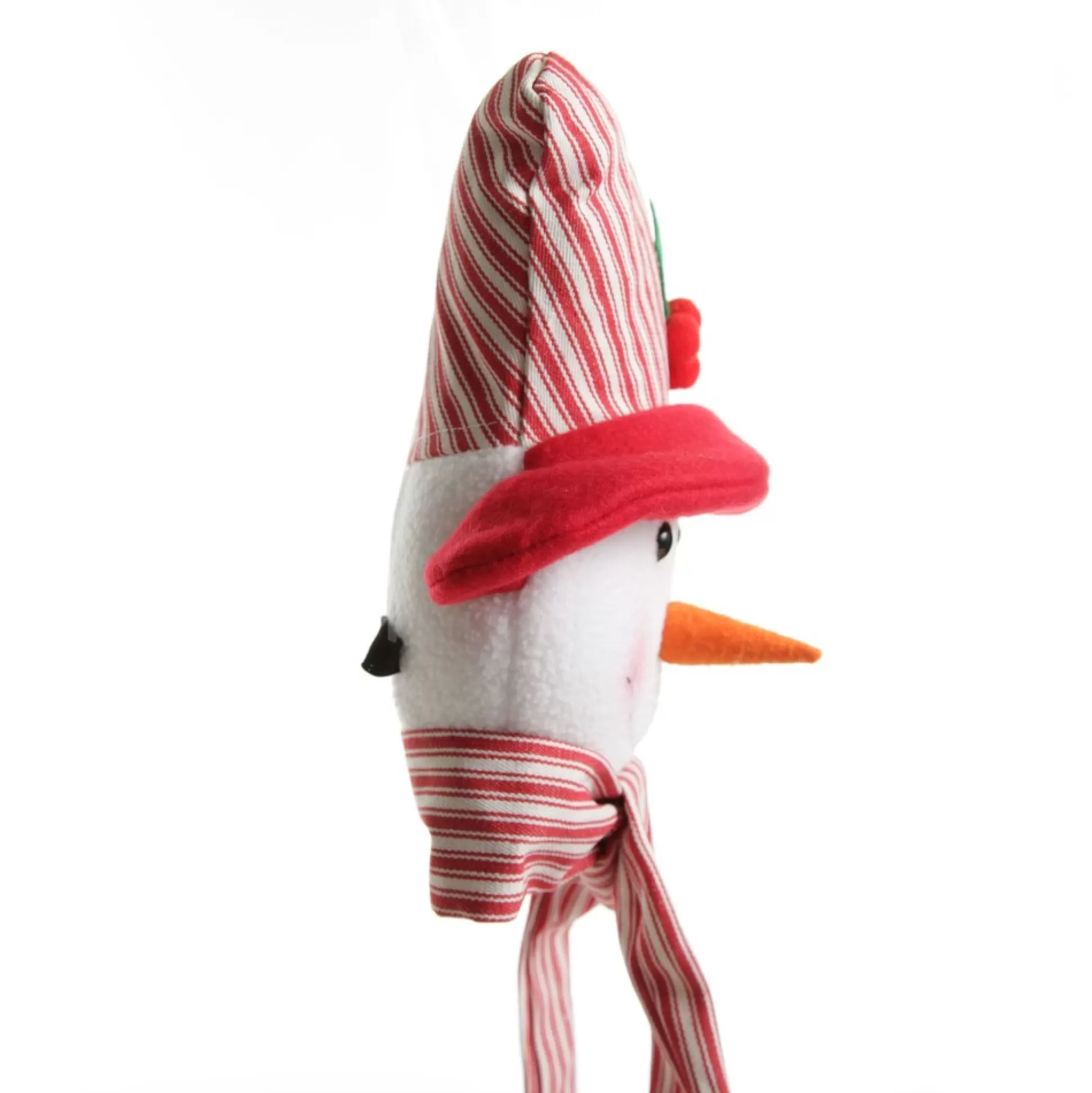 Snowman Head Striped Tree Topper Tree Toppers |