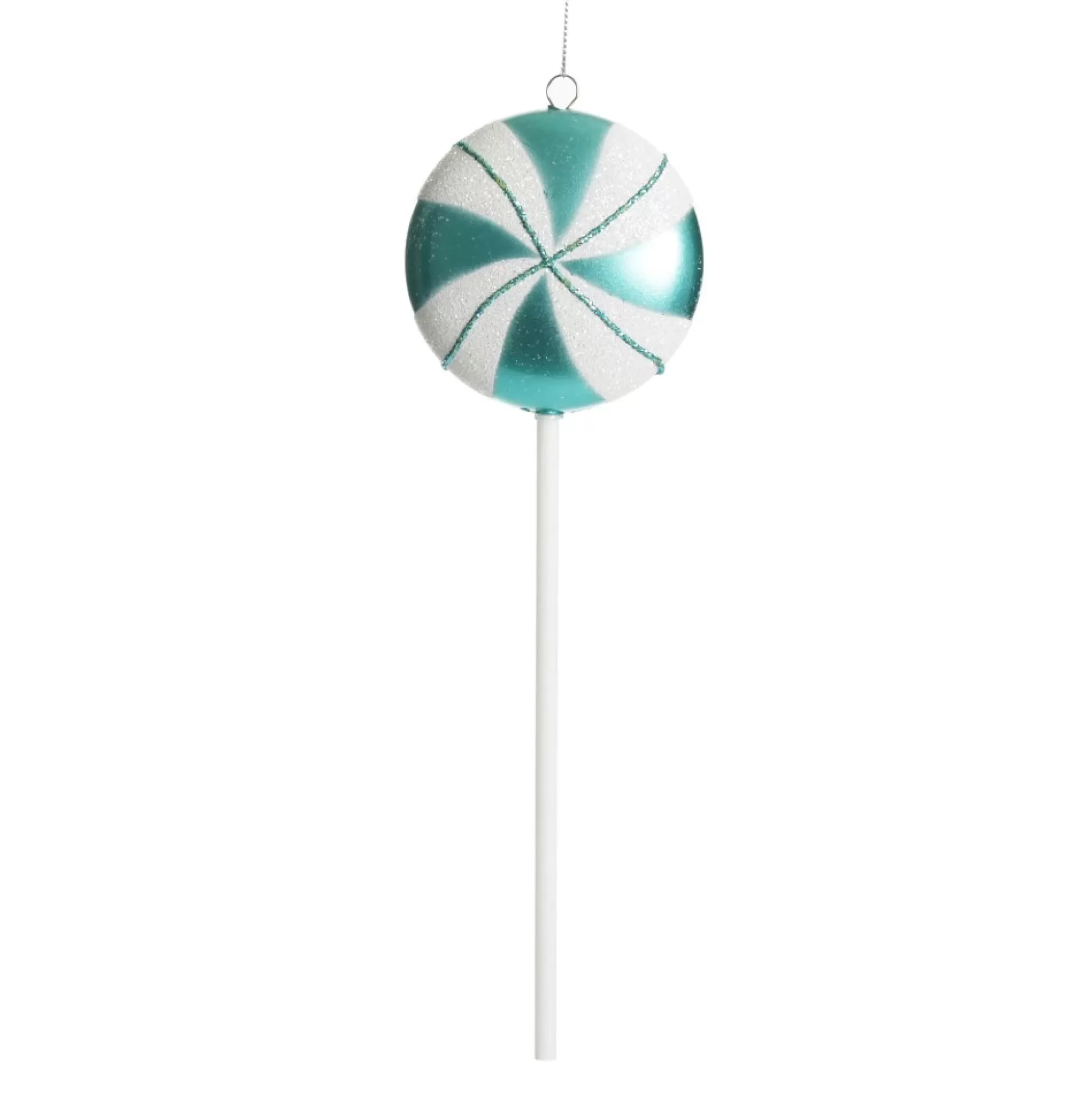Teal Peppermint Lollipop Tree Decoration Christmas Tree Decorations |