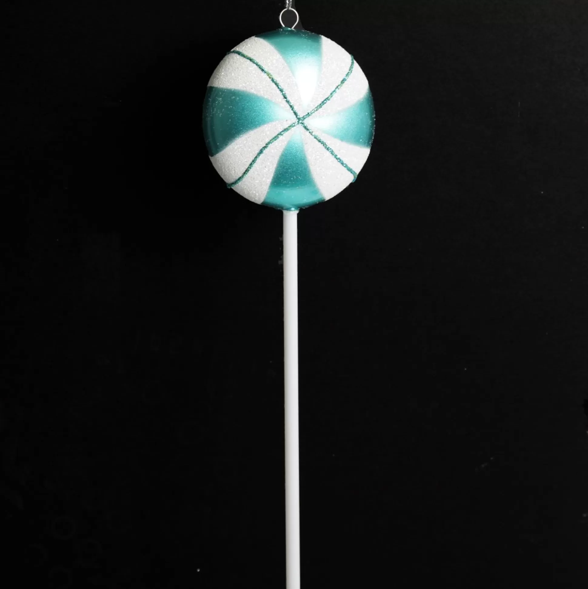 Teal Peppermint Lollipop Tree Decoration Christmas Tree Decorations |