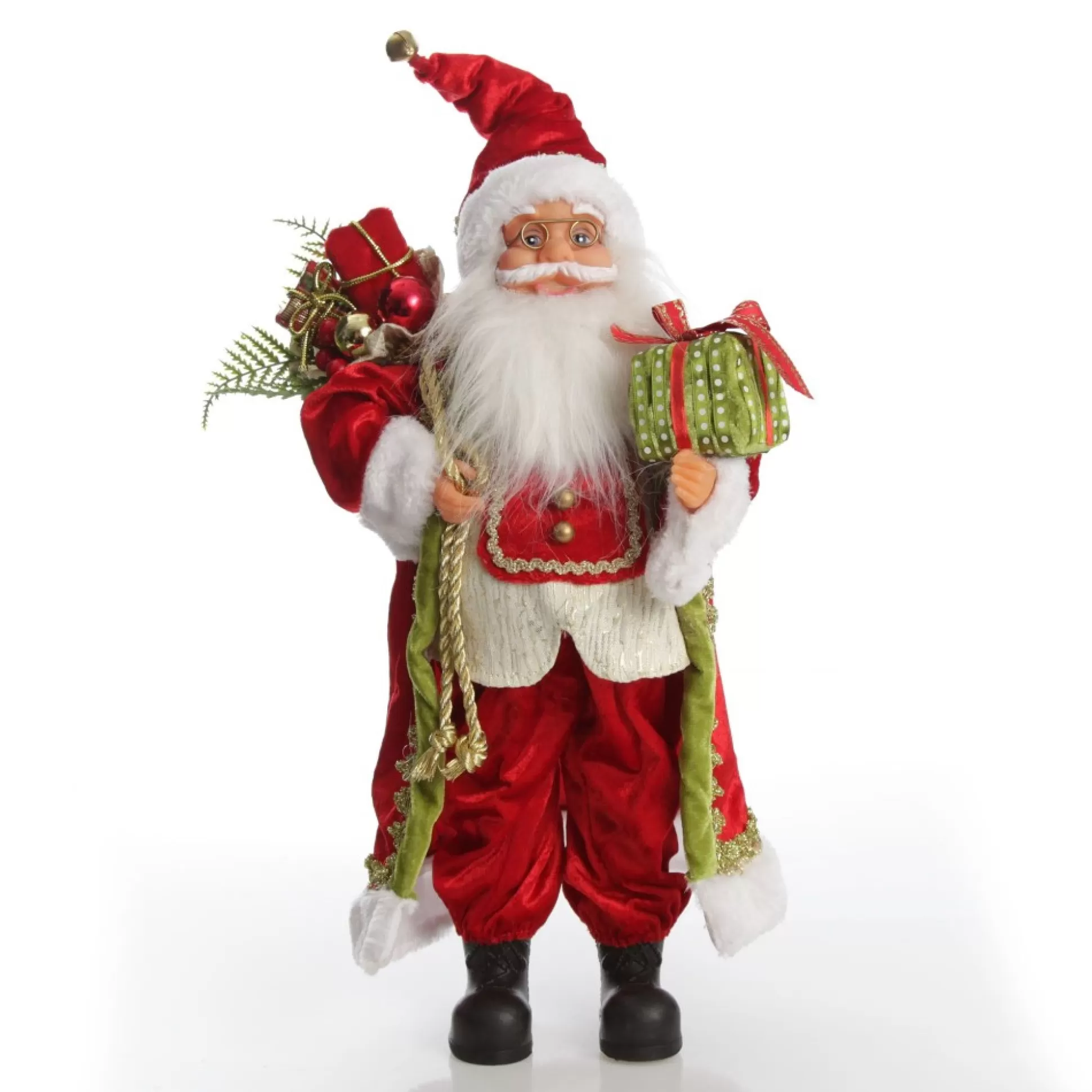 Traditional Standing Santa Christmas Ornament Christmas Figurines |