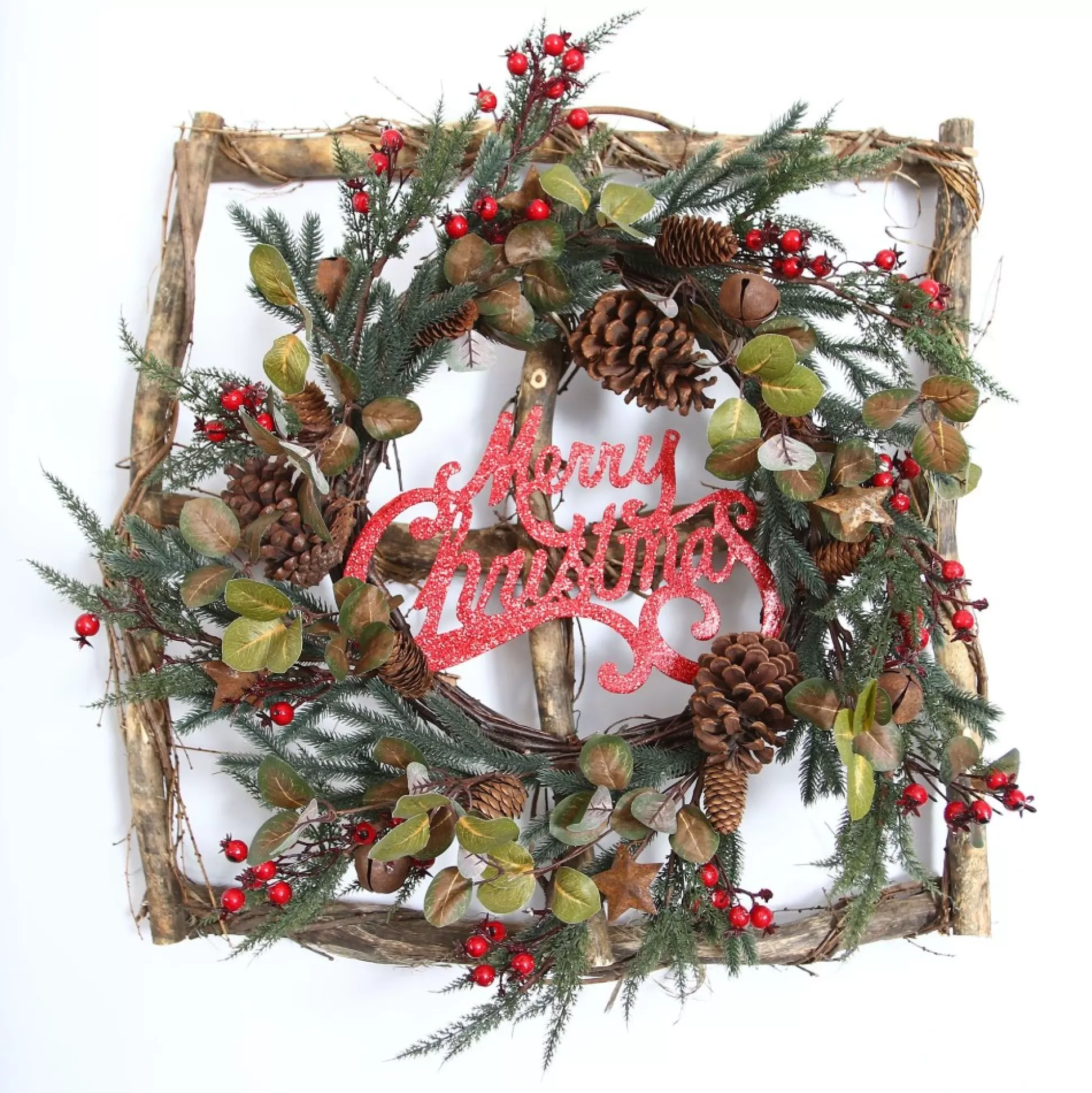 Twig Window Diy Wreaths |