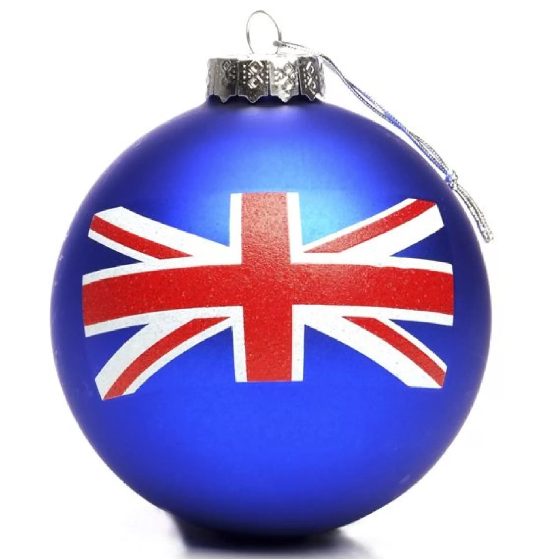 Union Jack UK Flag Christmas Bauble Personalised Baubles |