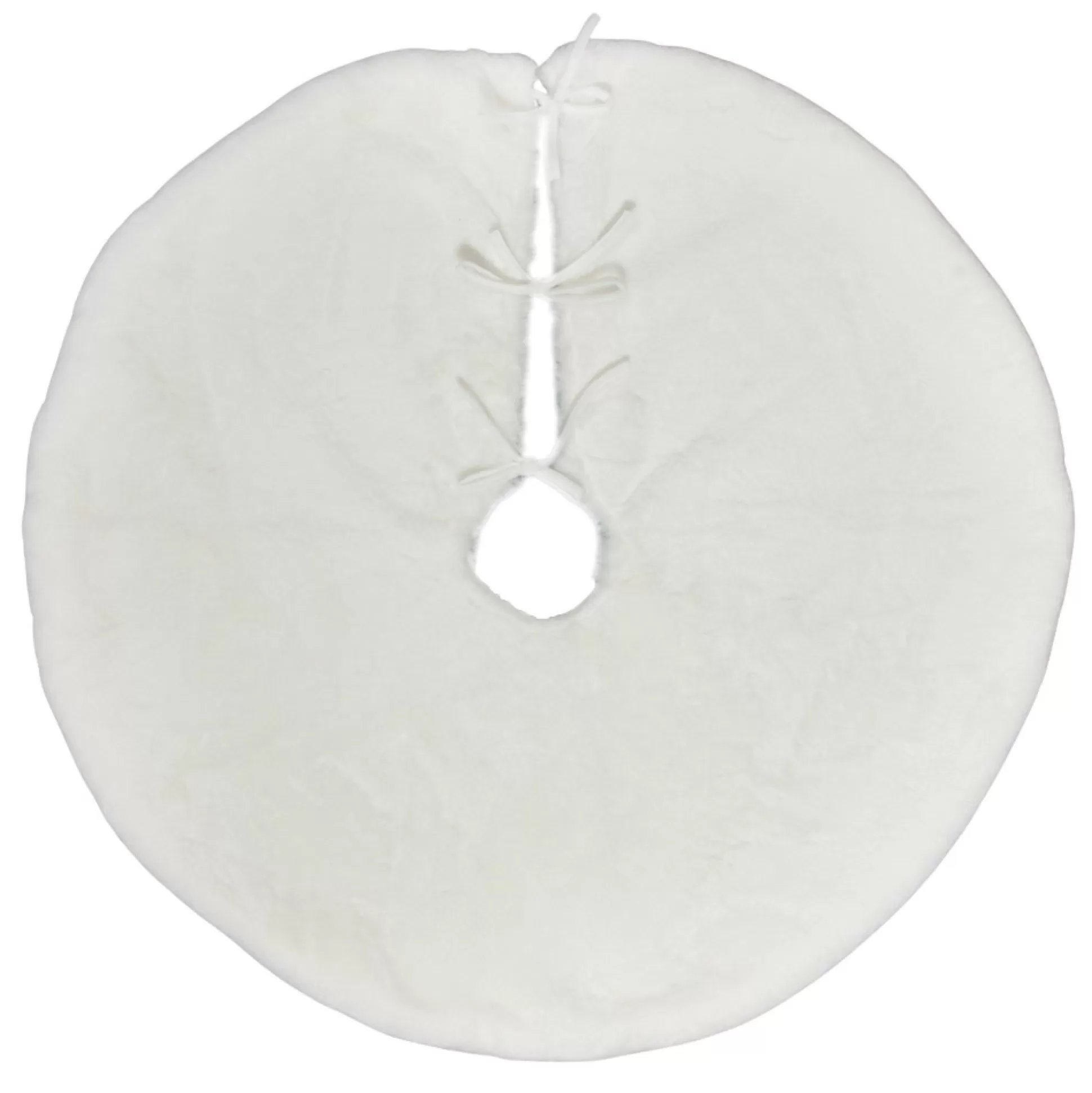 White Faux Fur Christmas Tree Skirt Christmas Tree Skirts |
