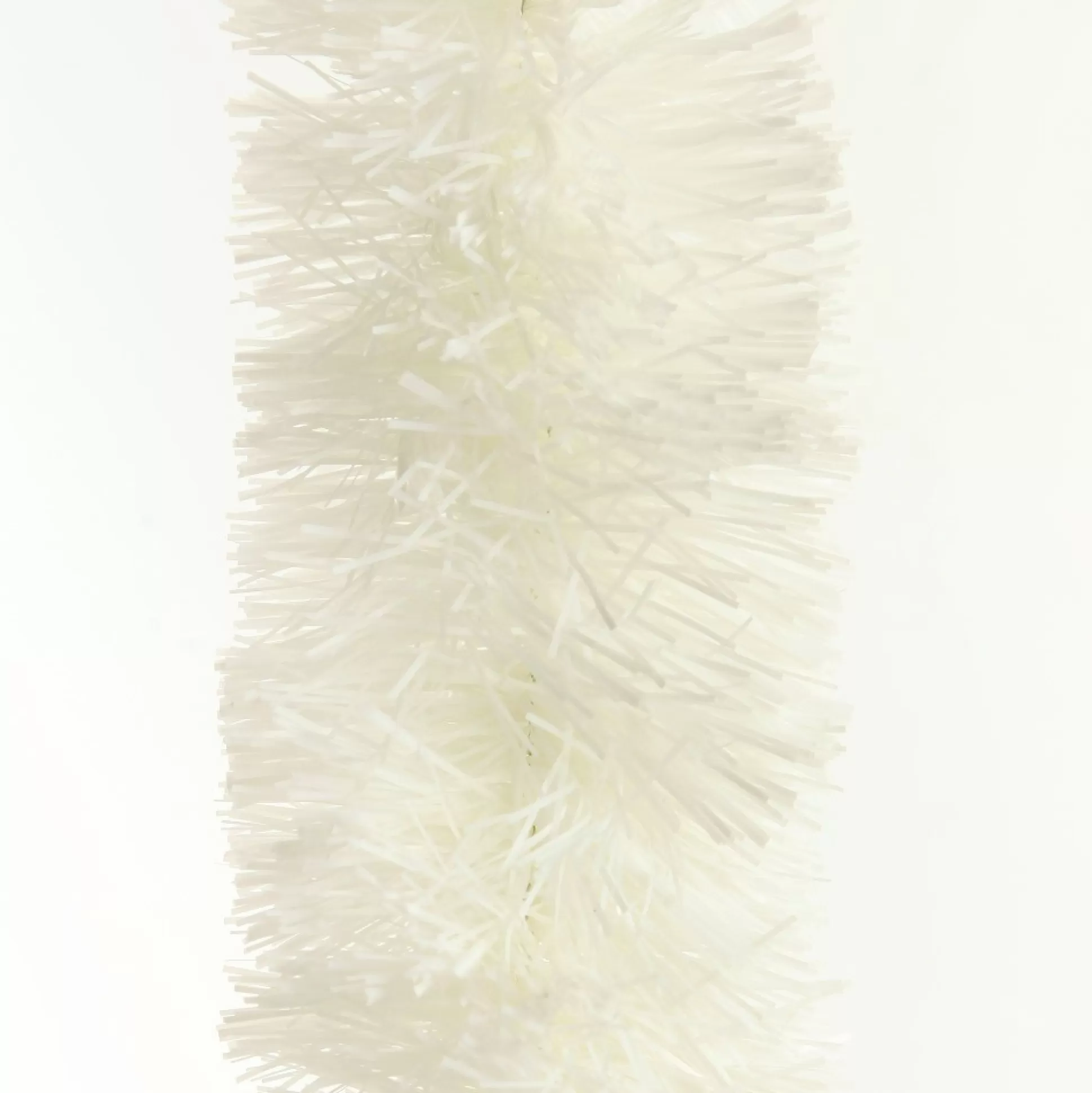 White Thick Christmas Tinsel Garland Tree Garlands |