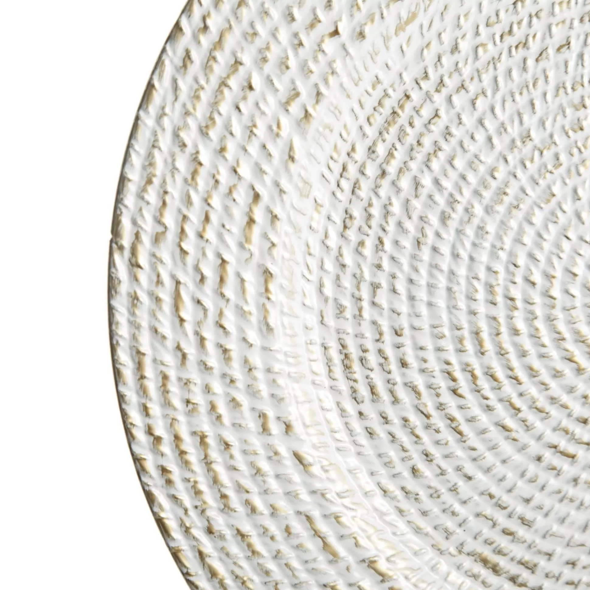 White Washed Gold Christmas Charger Plate Christmas Table Decor |