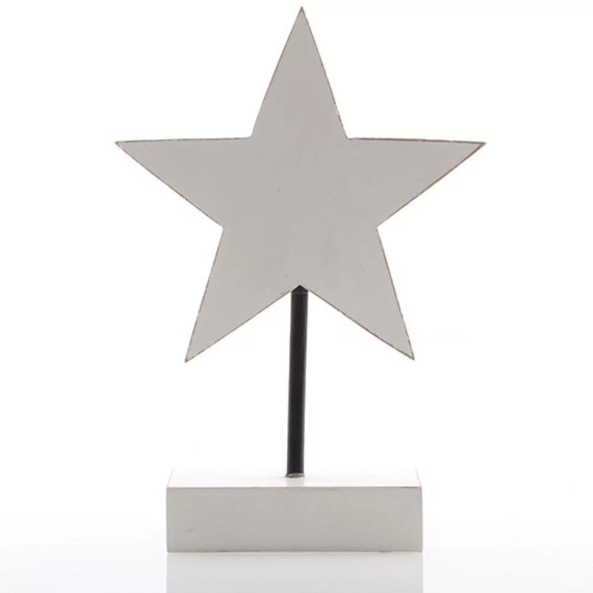 White Wooden Star Ornament Christmas Ornaments |