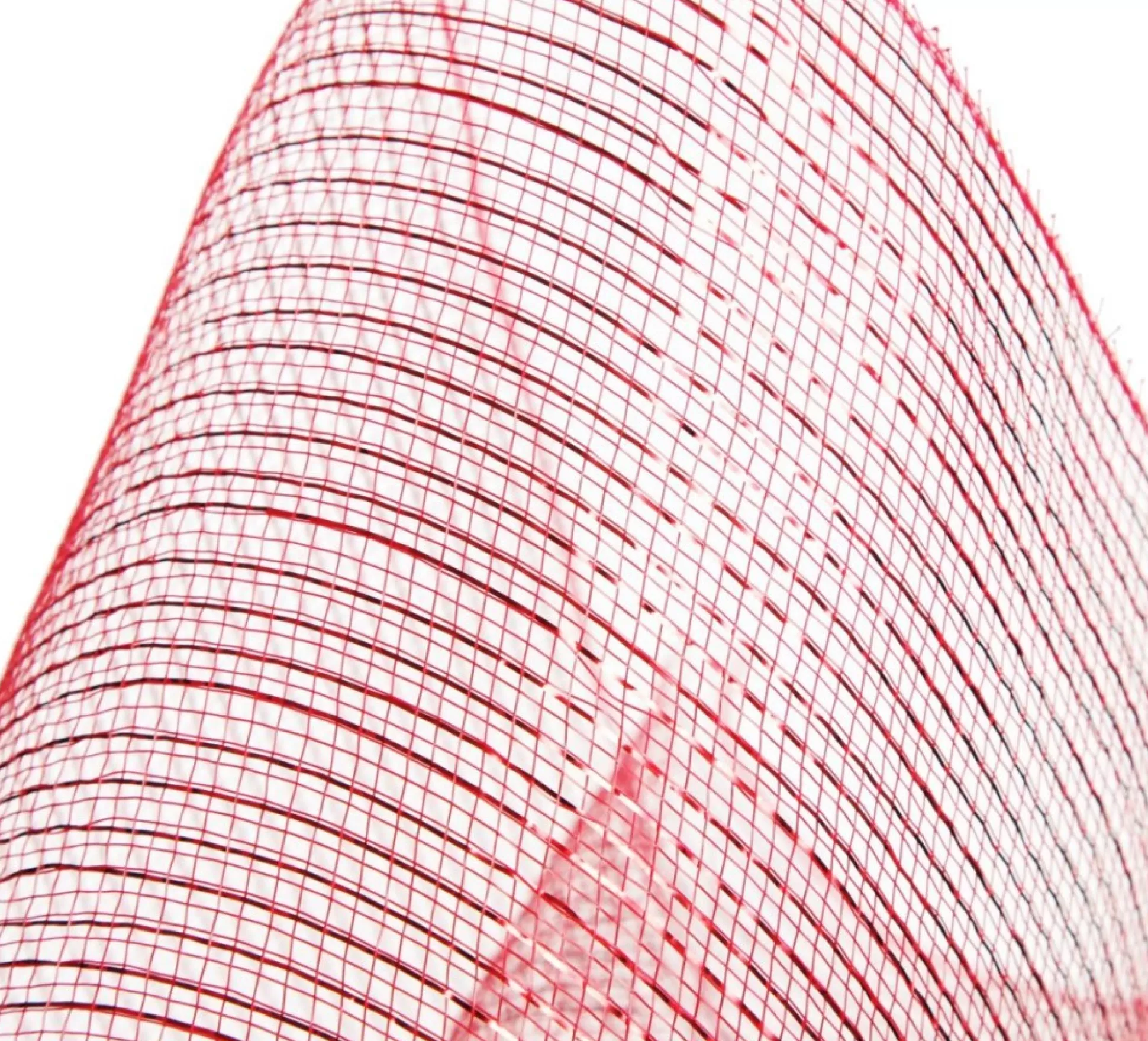 Wide Metallic Red Decomesh Roll Diy Wreaths |